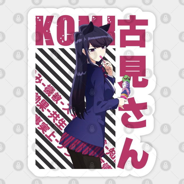 Komi Can’t Communicate - Shouko Komi Sticker by Recup-Tout